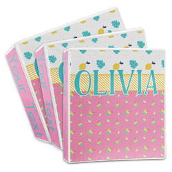 Summer Lemonade 3-Ring Binder (Personalized)