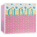 Summer Lemonade 3-Ring Binder - 3 inch (Personalized)