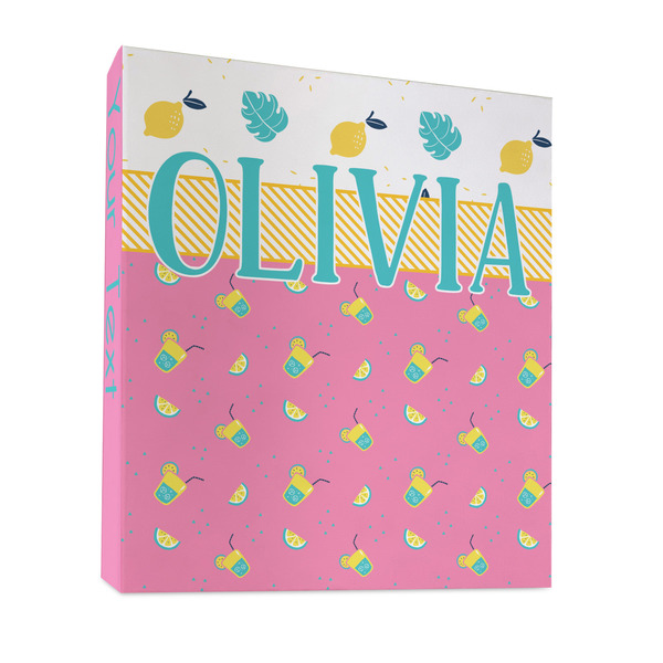 Custom Summer Lemonade 3 Ring Binder - Full Wrap - 1" (Personalized)