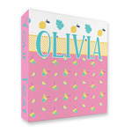 Summer Lemonade 3 Ring Binder - Full Wrap - 2" (Personalized)