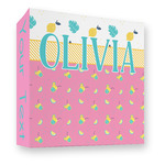 Summer Lemonade 3 Ring Binder - Full Wrap - 3" (Personalized)