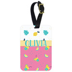 Summer Lemonade Metal Luggage Tag w/ Name or Text