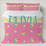 Summer Lemonade Duvet Cover Set - King (Personalized)