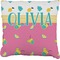 Summer Lemonade Burlap Pillow 24"