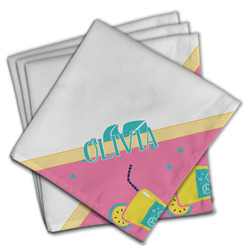 Summer Lemonade Cloth Napkins (Set of 4) (Personalized)