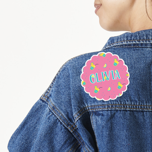 Custom Summer Lemonade Twill Iron On Patch - Custom Shape (Personalized)