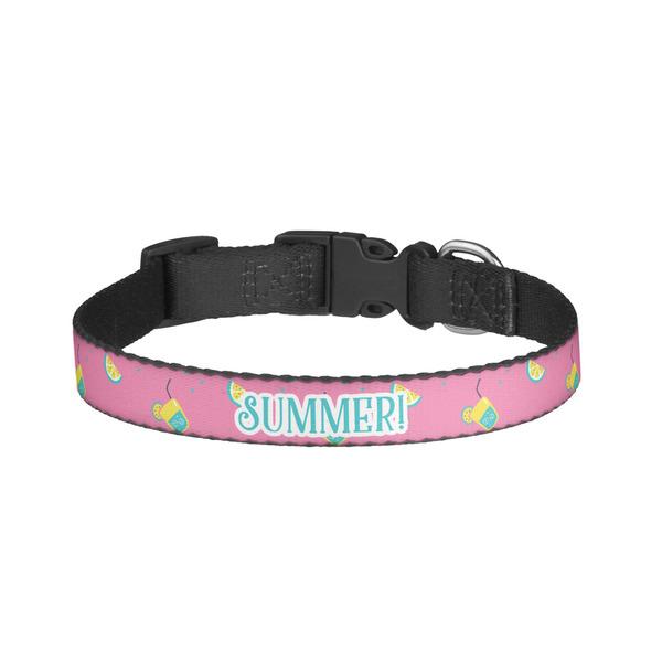 Custom Summer Lemonade Dog Collar - Small (Personalized)