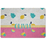 Summer Lemonade Dog Food Mat w/ Name or Text