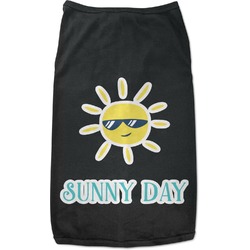 Summer Lemonade Black Pet Shirt (Personalized)