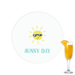 Summer Lemonade Printed Drink Topper - 2.15" (Personalized)