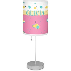 Summer Lemonade 7" Drum Lamp with Shade (Personalized)