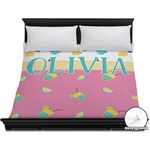 Summer Lemonade Duvet Cover - King (Personalized)