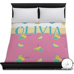 Summer Lemonade Duvet Cover - Full / Queen (Personalized)