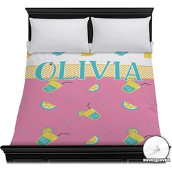 Summer Lemonade Duvet Cover - Full / Queen (Personalized)