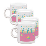 Summer Lemonade Single Shot Espresso Cups - Set of 4 (Personalized)