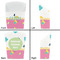 Summer Lemonade French Fry Favor Box - Front & Back View