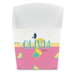 Summer Lemonade French Fry Favor Boxes (Personalized)