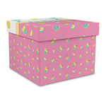 Summer Lemonade Gift Box with Lid - Canvas Wrapped - Large (Personalized)