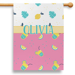 Summer Lemonade 28" House Flag - Single Sided (Personalized)