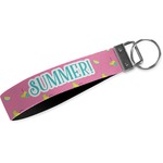 Summer Lemonade Webbing Keychain Fob - Small (Personalized)