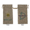 Summer Lemonade Large Burlap Gift Bags - Front & Back