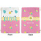 Summer Lemonade Large Laundry Bag - Front & Back View