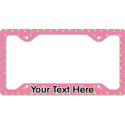 Summer Lemonade License Plate Frame - Style C (Personalized)