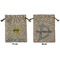 Summer Lemonade Medium Burlap Gift Bag - Front and Back