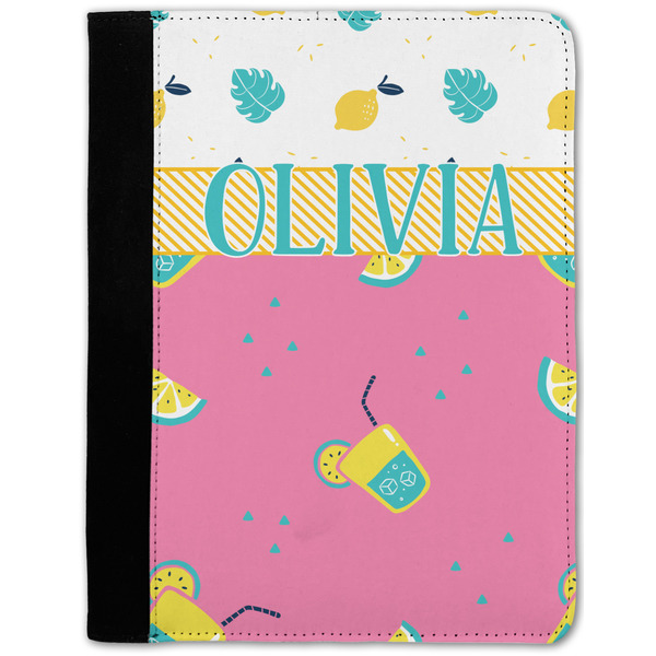 Custom Summer Lemonade Notebook Padfolio - Medium w/ Name or Text