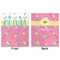 Summer Lemonade Minky Blanket - 50"x60" - Double Sided - Front & Back