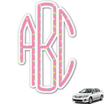 Summer Lemonade Monogram Car Decal (Personalized)