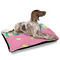 Summer Lemonade Outdoor Dog Beds - Large - IN CONTEXT