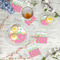 Summer Lemonade Plastic Party Appetizer & Dessert Plates - In Context