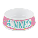 Summer Lemonade Plastic Dog Bowl - Small (Personalized)