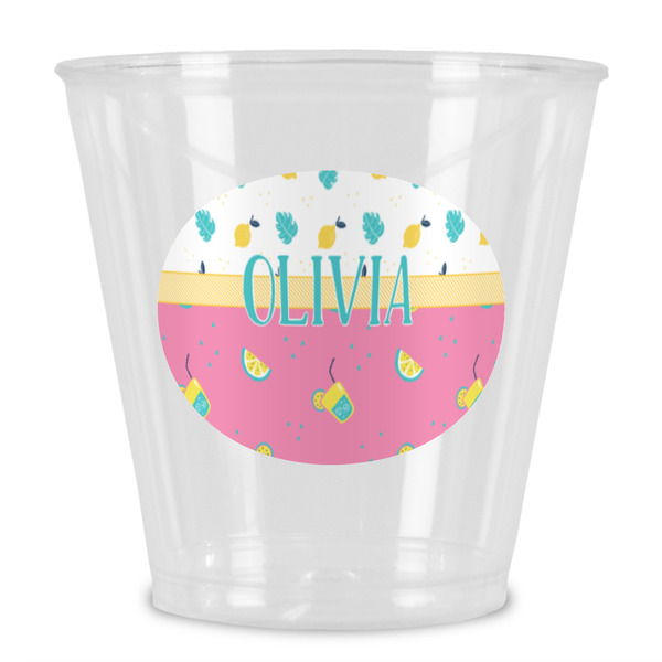 Custom Summer Lemonade Plastic Shot Glass (Personalized)