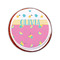 Summer Lemonade Printed Icing Circle - Small - On Cookie