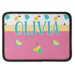 Summer Lemonade Iron On Rectangle Patch w/ Name or Text