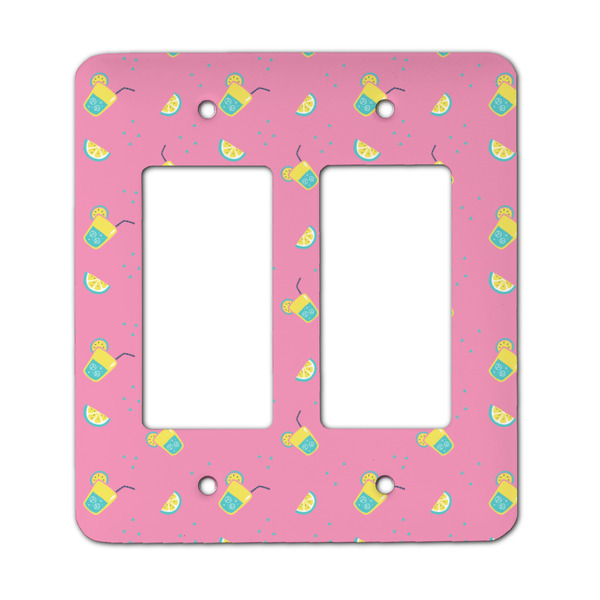 Custom Summer Lemonade Rocker Style Light Switch Cover - Two Switch