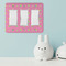 Summer Lemonade Rocker Light Switch Covers - Triple - IN CONTEXT