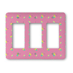 Summer Lemonade Rocker Style Light Switch Cover - Three Switch