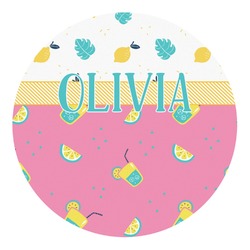 Summer Lemonade Round Decal (Personalized)