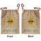 Summer Lemonade Santa Bag - Front and Back