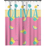 Summer Lemonade Extra Long Shower Curtain - 70"x84" (Personalized)