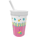 Summer Lemonade Sippy Cup with Straw (Personalized)