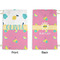 Summer Lemonade Small Laundry Bag - Front & Back View