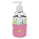 Summer Lemonade Plastic Soap / Lotion Dispenser (8 oz - Small - White) (Personalized)