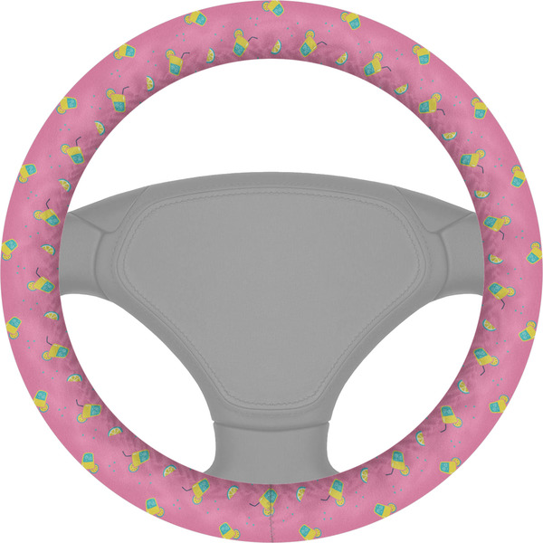 Custom Summer Lemonade Steering Wheel Cover