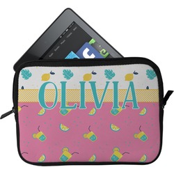Summer Lemonade Tablet Case / Sleeve - Small (Personalized)