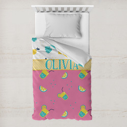 Summer Lemonade Toddler Duvet Cover w/ Name or Text