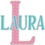 Summer Lemonade Name & Initial Decal - Up to 9"x9" (Personalized)